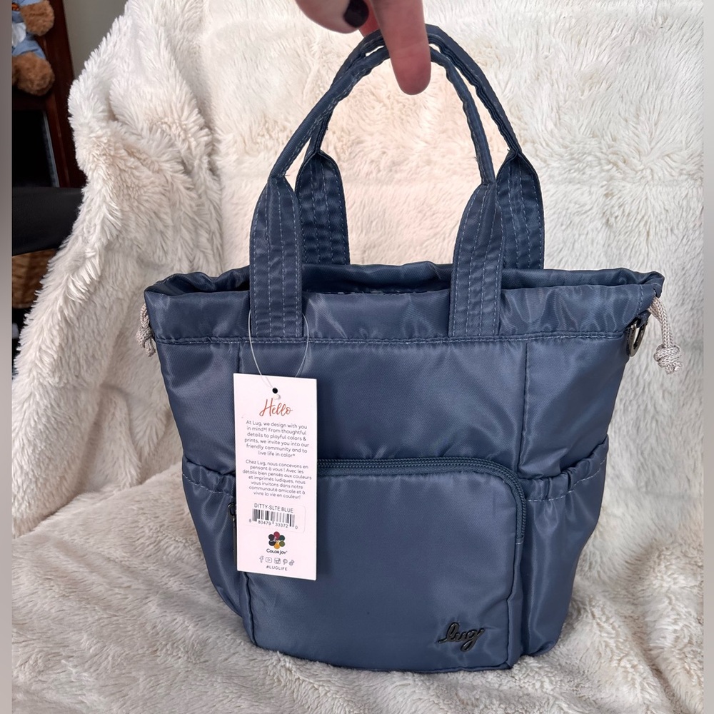 NWT Lug Ditty Mini Tote - Slate Blue